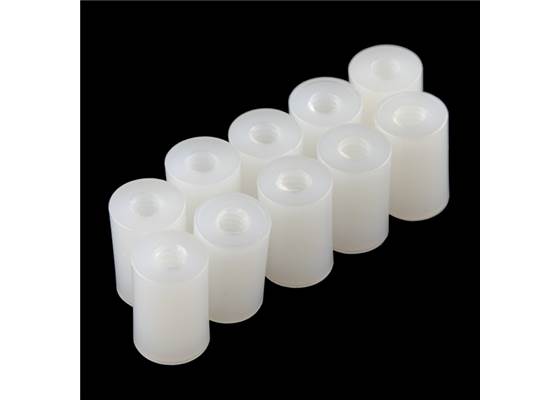 Standoffs Plastic (4-40; 3/8"; 10 pack)