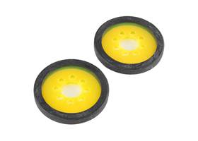 Precision Disc Wheel - 2" (Clear Yellow, 2 Pack)