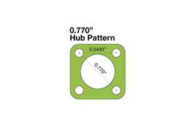 Hub - Quad D Mount (90 Degree) (3)
