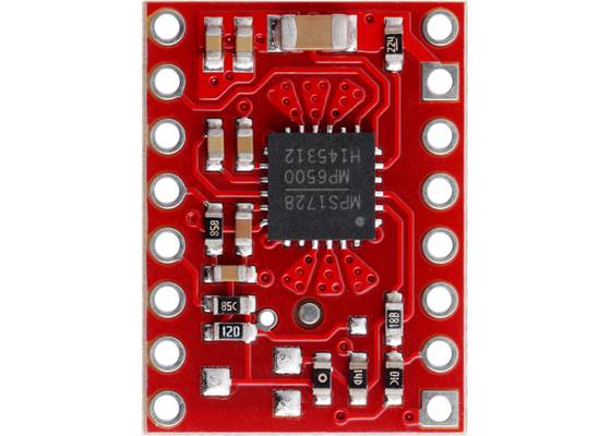 MP6500 Stepper Motor Driver Carrier, Digital Current Control, top view.