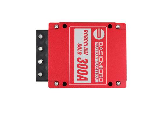 Roboclaw Solo 300A, 60VDC Motor Controller, bottom view.