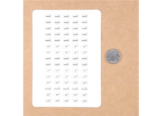 Antenna Frequency Sticker Sheet (3)