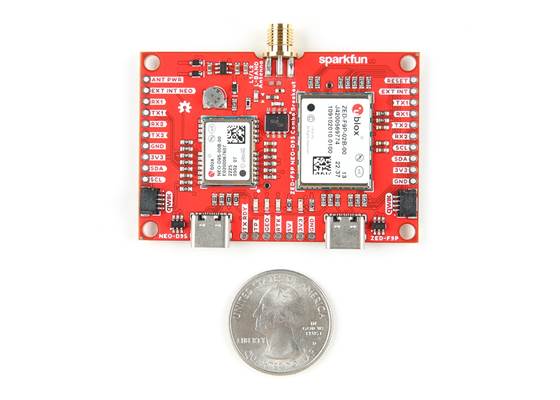 SparkFun GNSS Combo Breakout - ZED-F9P, NEO-D9S (Qwiic) (3)