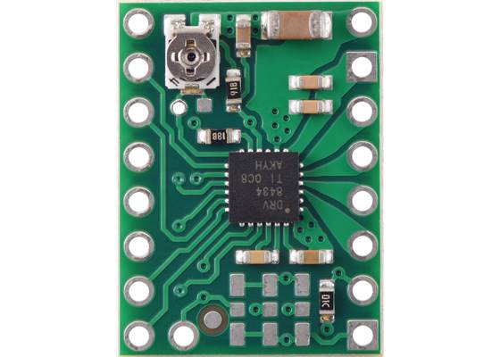 DRV8434 Stepper Motor Driver Carrier (top view).