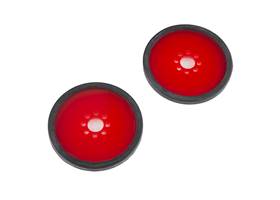 Precision Disc Wheel - 3" (Red, 2 Pack)