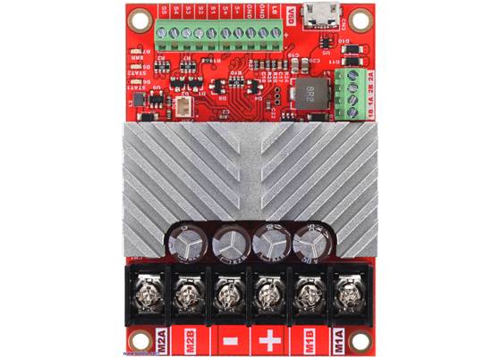 RoboClaw ST 2x45A Motor Controller (V6B), top view.