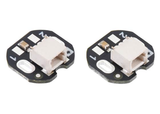 JST SH-Style Connector Board for Micro Metal Gearmotors, 2-Pin, Side-Entry (2-Pack).