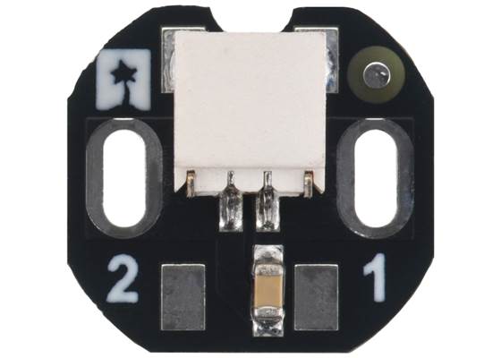 JST SH-Style Connector Board for Micro Metal Gearmotors, 2-Pin, Side-Entry. (1)