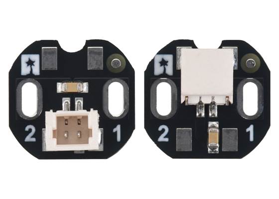 JST SH-Style Connector Boards for Micro Metal Gearmotors (Back-Entry version on left, Side-Entry version on right). (1)