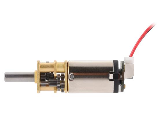 Micro Metal Gearmotor with Side-Entry, 2-Pin JST SH-Style Connector Board and cable (cable not include). (2) (2)