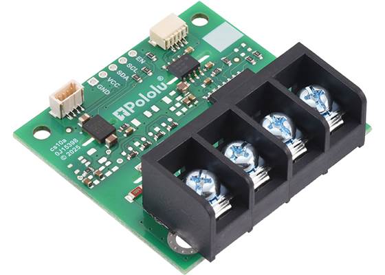 ACS37800KMACTR-030B3-I2C Power Monitor Carrier with Secondary I²C Isolation (Soldered Terminal Block).