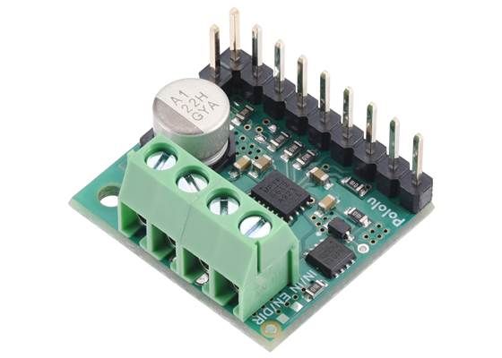 MPQ6612A Single Brushed DC Motor Driver Carrier (Soldered Connectors).