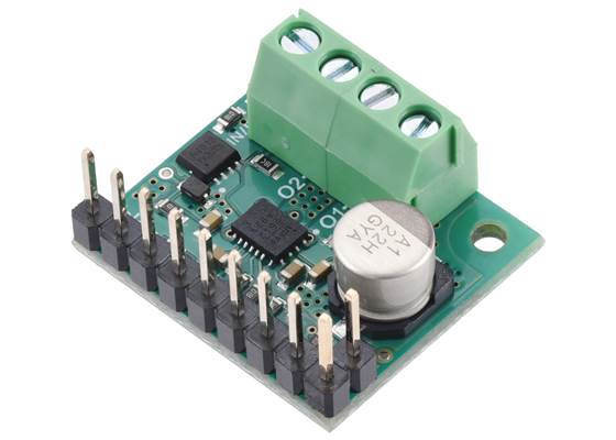 MPQ6612A Single Brushed DC Motor Driver Carrier (Soldered Connectors).