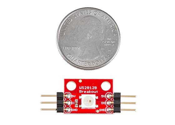 SparkFun RGB LED Breakout - WS2812B (with Headers) (3)