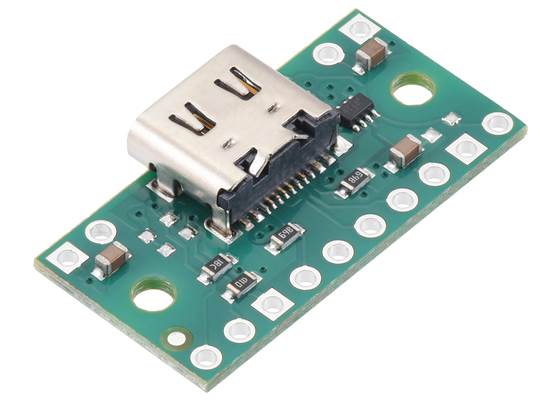 TPS2116 Power Multiplexer Carrier with USB Type-C Connector (non-USB priority).