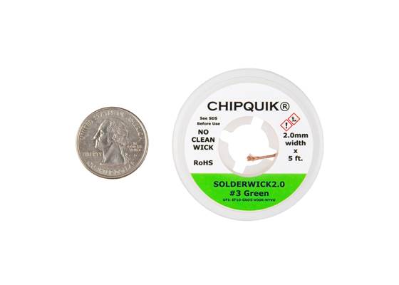 Solder Wick #3 Green - No Clean (3)