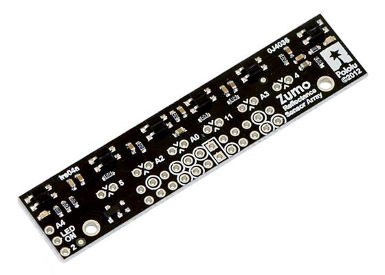 Zumo reflectance sensor array.