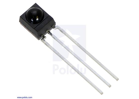 Vishay TSOP34156 IR receiver module, 56&nbsp;kHz.