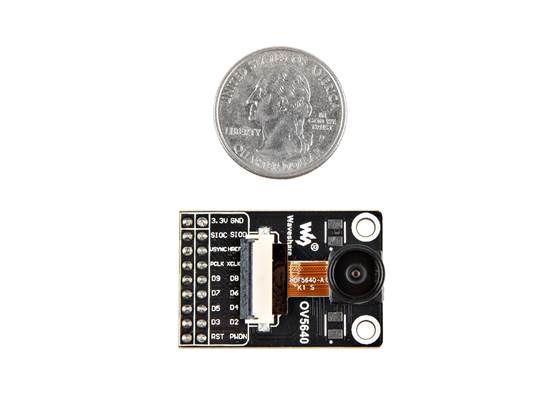 OV5640 Camera Board - 5 Megapixel (2592x1944), Fisheye Lens (4)