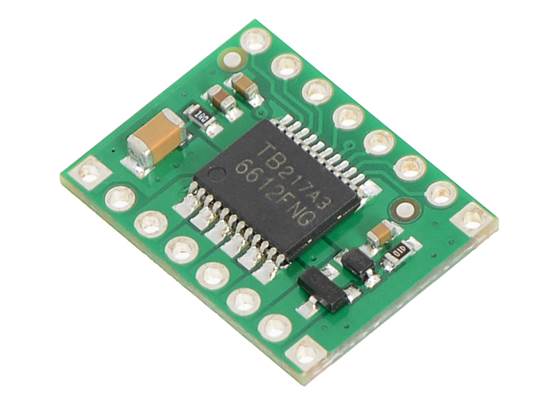 TB6612FNG dual motor driver carrier (latest version with all ceramic capacitors).