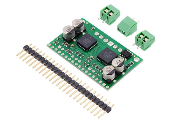 Dual MC33926 motor driver carrier with included hardware.