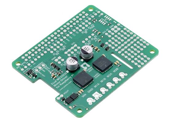Pololu Dual MC33926 Motor Driver for Raspberry Pi.