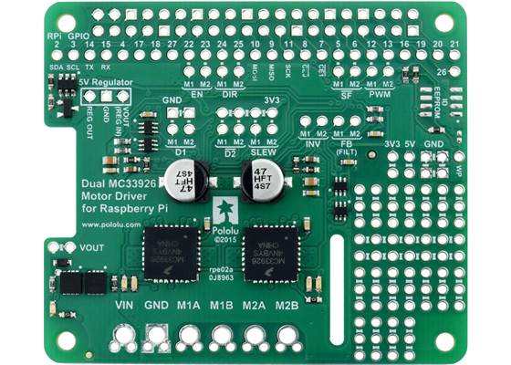 Pololu Dual MC33926 Motor Driver for Raspberry Pi. (1)