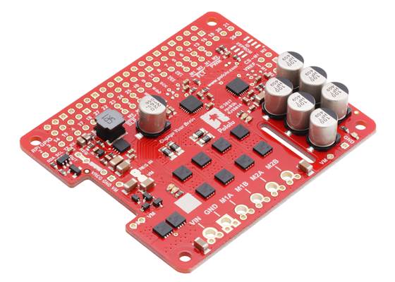 Pololu Dual G2 High-Power Motor Driver 24v14 for Raspberry Pi.