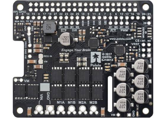 Pololu Dual G2 High-Power Motor Driver 18v22 for Raspberry Pi. (1)