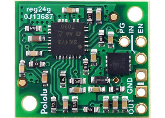 7.5V, 2.6A Step-Down Voltage Regulator D36V28F7, bottom view.