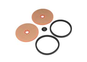 Precision Disc Wheel - 4" (Clear Pink, 2 Pack) (2)