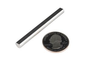 Shaft - D-Shaft (Stainless; 1/4"D x 2.375"L) (2)