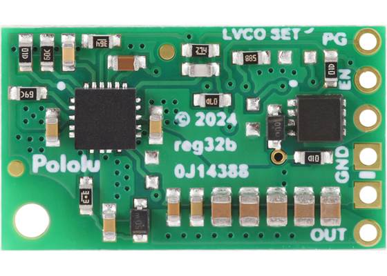 4.2-15V, 3A Fine-Adjust Step-Down Voltage Regulator D30V30MAS, bottom view.