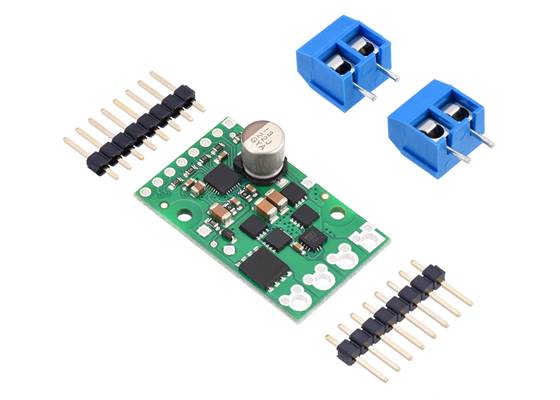 Pololu H2 High-Power Motor Driver 36v11 CS with included hardware.