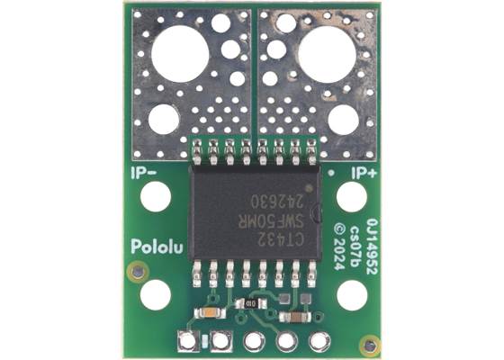 CT432-HSWF50MR TMR Current Sensor Compact Carrier -50A to +50A, 5V, top view.