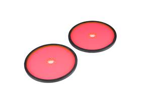 Precision Disc Wheel - 5" (Clear Pink, 2 Pack) (3)