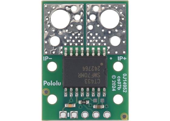CT433-HSWF70MR TMR Current Sensor Compact Carrier -70A to +70A, 3.3V, top view.