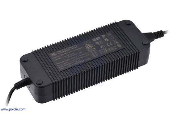 Power supply included with the Dobot MG400 Desktop Cobot Robotic Arm.