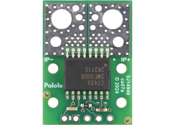 CT433-HSWF30DR TMR Current Sensor Compact Carrier 0A to 30A, 3.3V, top view.