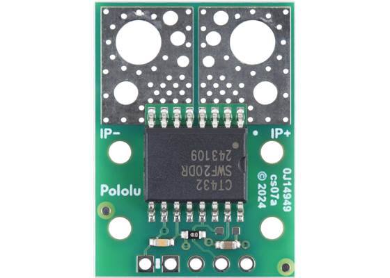 CT432-HSWF20DR TMR Current Sensor Compact Carrier 0A to 20A, 5V, top view.