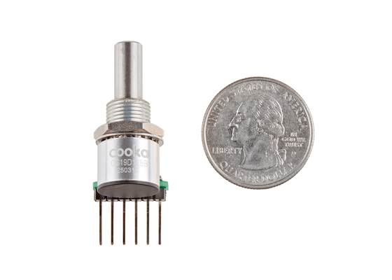 Magnetic Rotary Encoder - 128 P/R (Quadrature) w/ Switch (5)