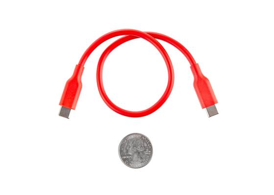 USB-C to USB-C Cable - 0.3m (Flexible Silicone) (3)