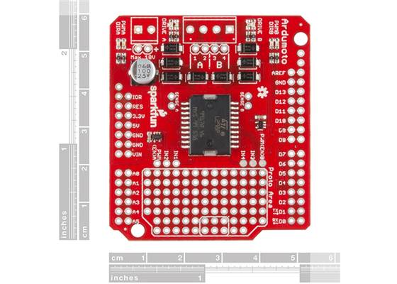 SparkFun Ardumoto - Motor Driver Shield (2)