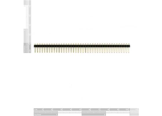 Right Angle Header - Male (PTH, 0.1in., 40-Pin) (2)