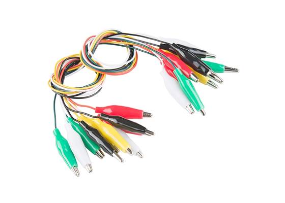 Alligator Test Leads - Multicolored (10 Pack)
