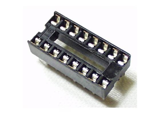 DIP Sockets Solder Tail - 16-Pin 0.3"