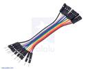 Thumbnail image for Ribbon Cable Premium Jumper Wires 10-Color M-F 3" (7.5 cm)