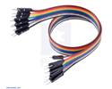 Thumbnail image for Ribbon Cable Premium Jumper Wires 10-Color M-M 12" (30 cm)