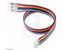 Thumbnail image for Ribbon Cable with Pre-Crimped Terminals 10-Color M-F 12" (30 cm)