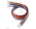 Thumbnail image for Ribbon Cable with Pre-Crimped Terminals 10-Color F-F 24" (60 cm)